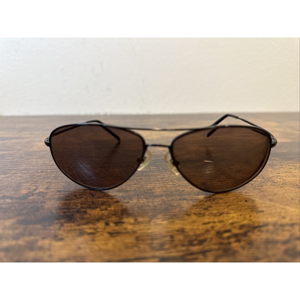 Ray-Ban RB 8032 62-14-130 Sunglasses Black Metal Frames Only Made In Italy